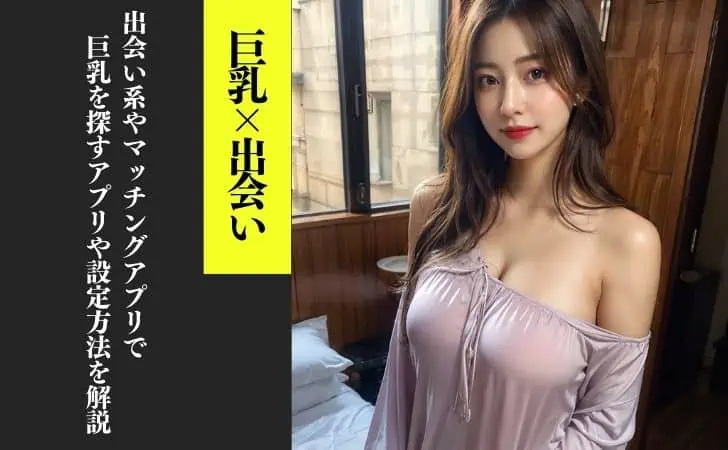 巨乳を出会い系やマッチングアプリで探す方法