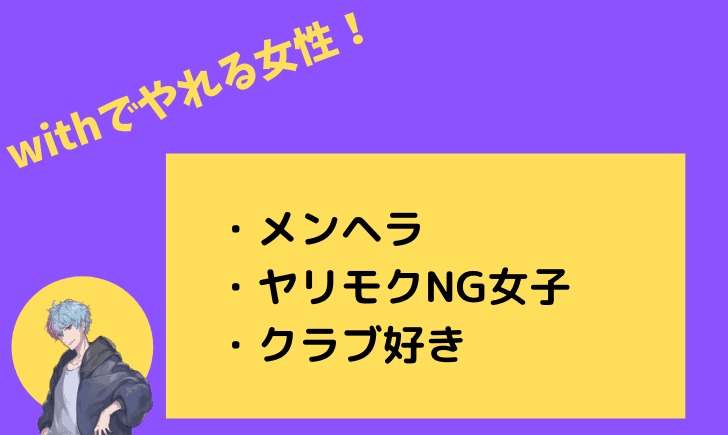 withやれるワンナイト女