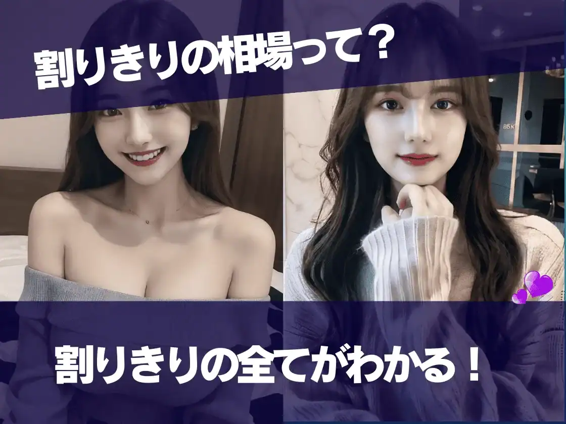 パパ活・割り切りの生中出し相場